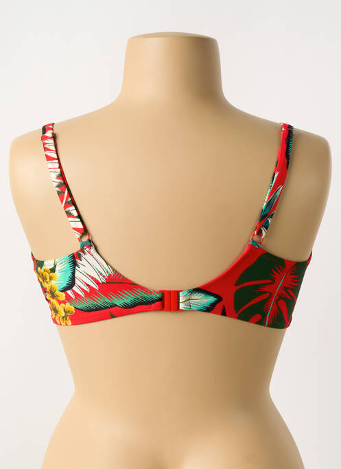 Haut de maillot de bain stretch haut soutien-gorge emboitant rouge FANTASIE femme