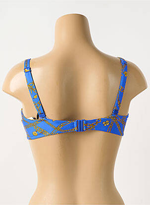 Haut de maillot de bain stretch haut soutien-gorge emboitant bleu PRIMADONNA femme