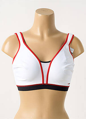 Soutien-gorge bretelles élastiquées ajustables brassieres blanc TRIACTION BY TRIUMPH femme