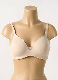 Soutien-gorge effet matière satinée haut soutien-gorge moulé chair TRIUMPH femme