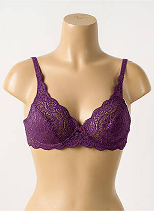 Soutien-gorge légère et transparente haut soutien-gorge emboitant violet TRIUMPH femme
