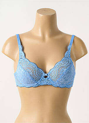 Soutien-gorge légère et transparente haut soutien-gorge emboitant bleu TRIUMPH femme