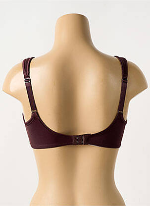 Soutien-gorge effet matière satinée haut soutien-gorge emboitant marron TRIUMPH femme