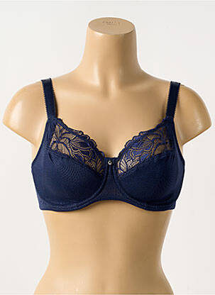 Soutien-gorge effet matière satinée haut soutien-gorge emboitant bleu FANTASIE femme
