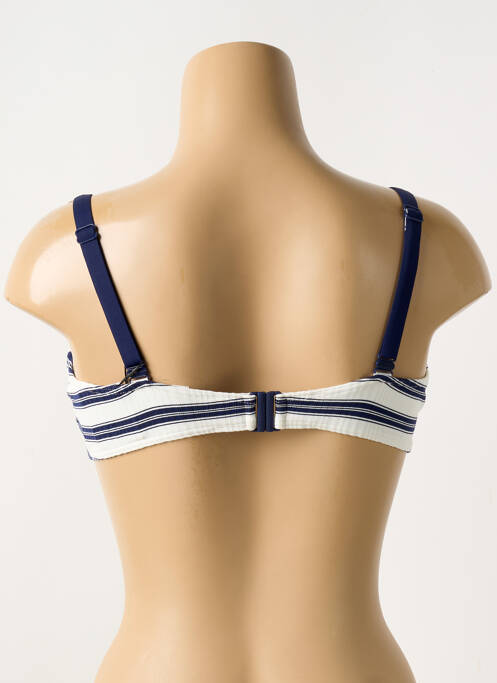Haut de maillot de bain stretch haut soutien-gorge moulé bleu PRIMA DONNA femme