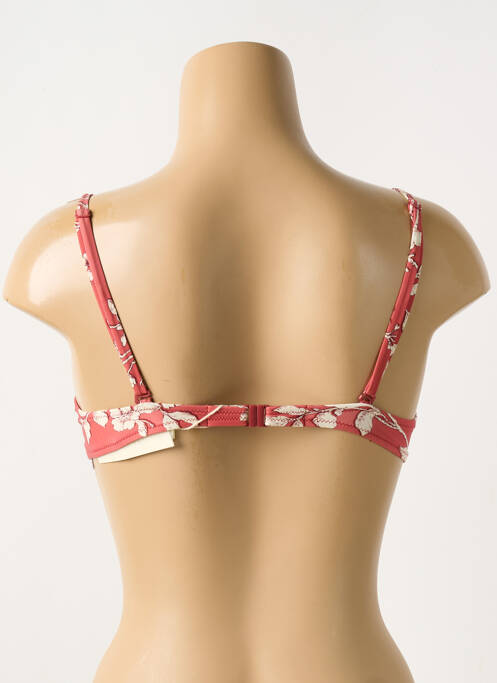 Haut de maillot de bain stretch haut soutien-gorge moulé rose WATERCULT femme