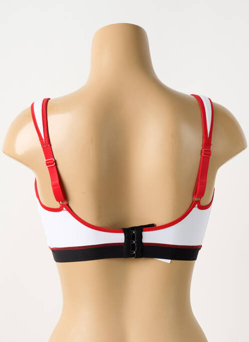 Soutien-gorge bretelles élastiquées ajustables brassieres blanc TRIACTION BY TRIUMPH femme