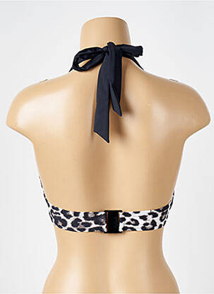 Haut de maillot de bain bretelles élastiquées haut soutien-gorge push-up noir AUBADE femme