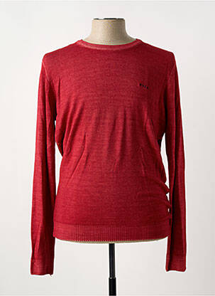 Pull col rond manches longues rouge N.Z.A NEW ZEALAND femme