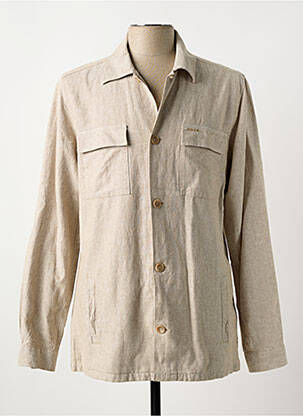 Veste casual fermeture boutonnée sur le devant marron N.Z.A NEW ZEALAND homme