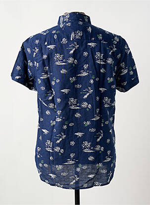 Chemise manches courtes imprimé tie and dye bleu N.Z.A NEW ZEALAND homme