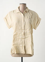 Chemisier manches courtes manches courtes beige TOMMY HILFIGER femme