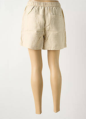 Short fermeture zippée sous rabat boutonné taille normale beige TOMMY HILFIGER femme