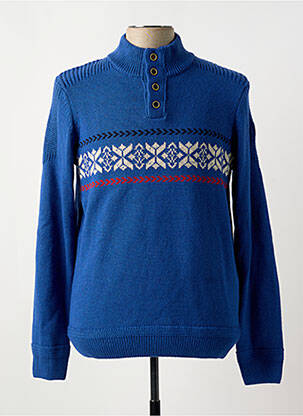 Pull bleu N.Z.A NEW ZEALAND pour homme