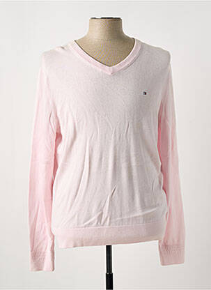 Pull rose TOMMY HILFIGER pour homme