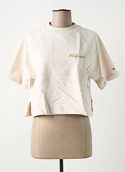 Sweat-shirt beige TOMMY HILFIGER pour femme seconde vue