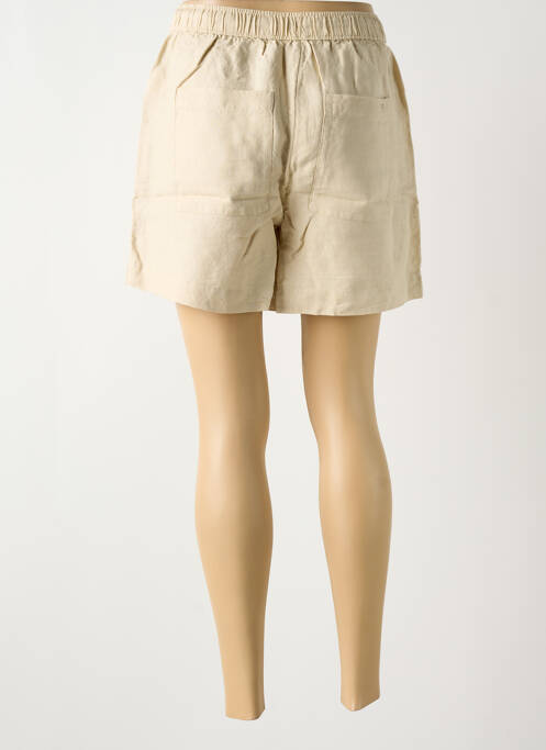 Short fermeture zippée sous rabat boutonné taille normale beige TOMMY HILFIGER femme