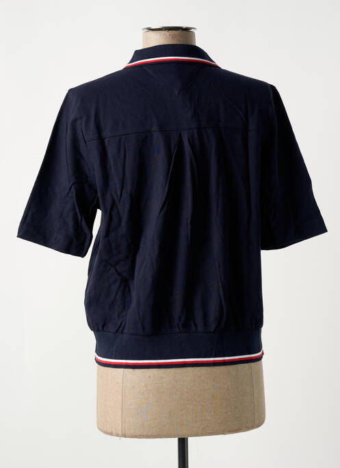 Polo bleu TOMMY HILFIGER pour femme