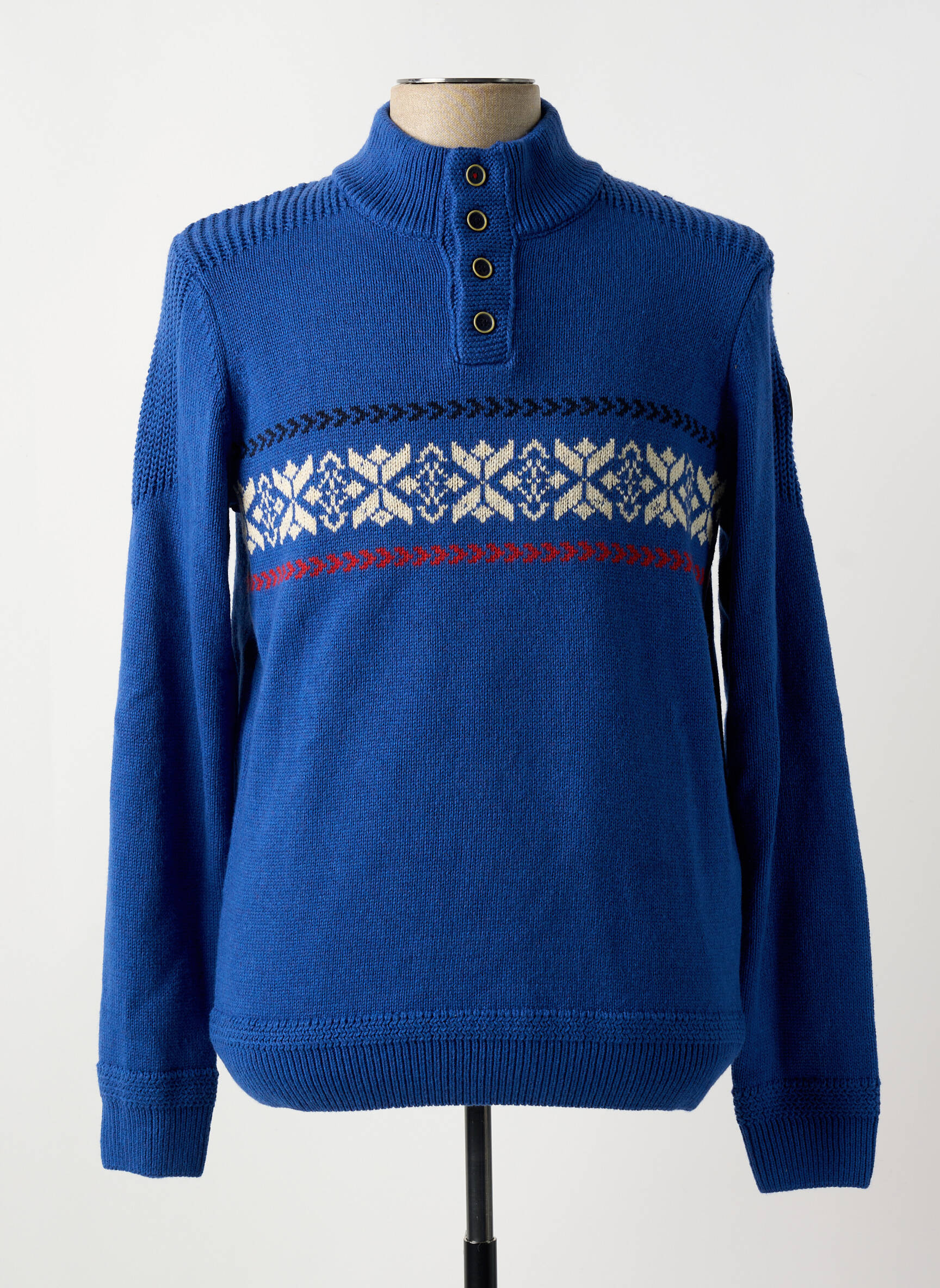 Pull Col Col Montant Bleu N.z.a New Zealand Homme - 2577262-bleu00