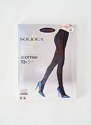 Collants stretch violet SOLIDEA femme