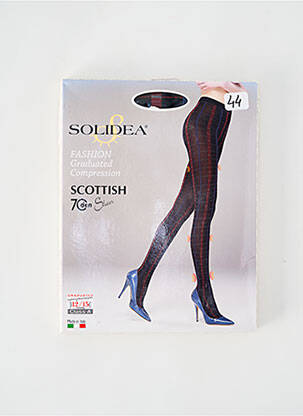 Collants stretch noir SOLIDEA femme