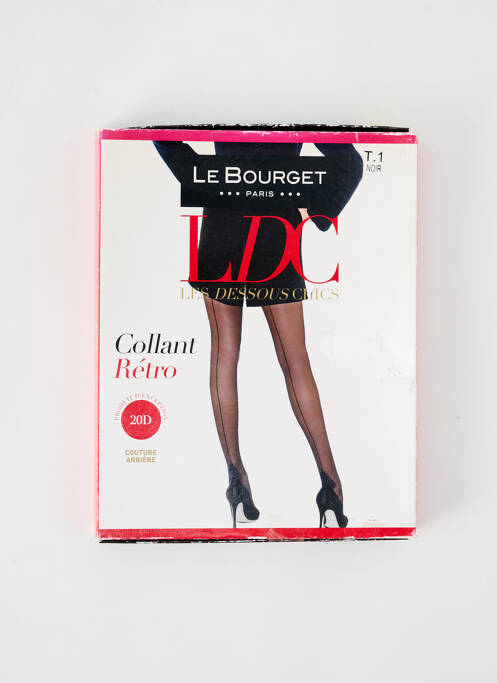 Collants noir LE BOURGET pour femme