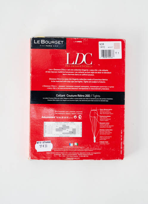 Collants noir LE BOURGET femme