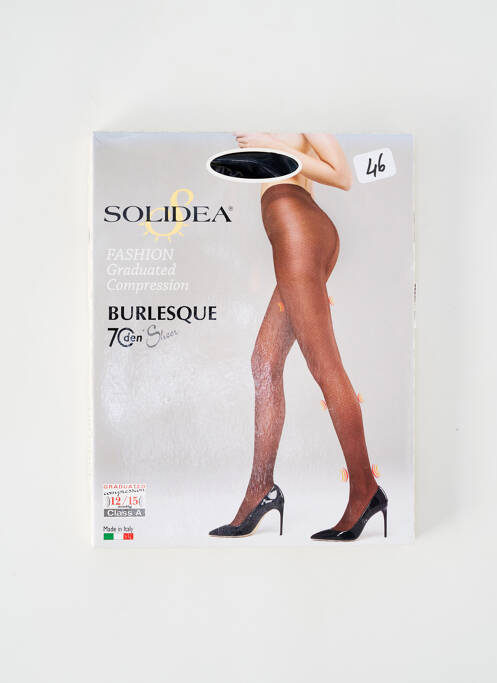 Collants noir SOLIDEA pour femme