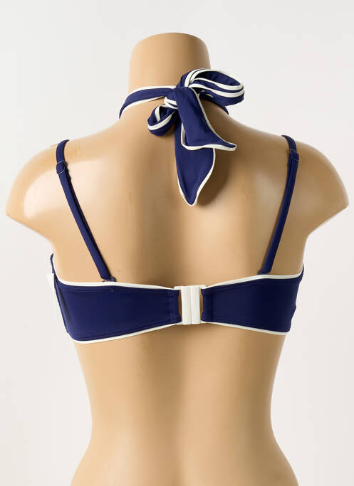 Haut de maillot de bain stretch haut soutien-gorge avec mousse de rembourrage amovible bleu AUBADE femme