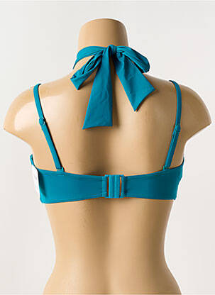 Haut de maillot de bain stretch haut soutien-gorge avec mousse de rembourrage amovible bleu AUBADE femme