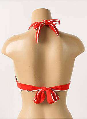 Haut de maillot de bain stretch haut soutien-gorge avec mousse de rembourrage amovible rouge AUBADE femme