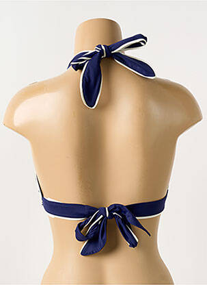 Haut de maillot de bain stretch haut soutien-gorge avec mousse de rembourrage amovible bleu AUBADE femme