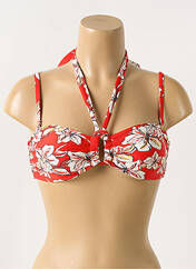 Haut de maillot de bain rouge AUBADE pour femme seconde vue