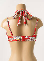 Haut de maillot de bain rouge AUBADE pour femme seconde vue