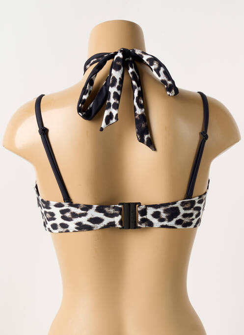 Haut de maillot de bain stretch haut soutien-gorge avec mousse de rembourrage amovible noir AUBADE femme
