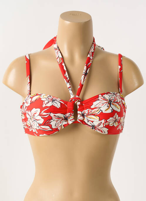 Haut de maillot de bain rouge AUBADE pour femme