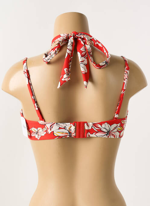 Haut de maillot de bain rouge AUBADE femme