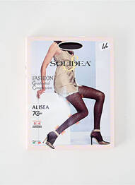 Collants imprimé fantaisie violet SOLIDEA femme