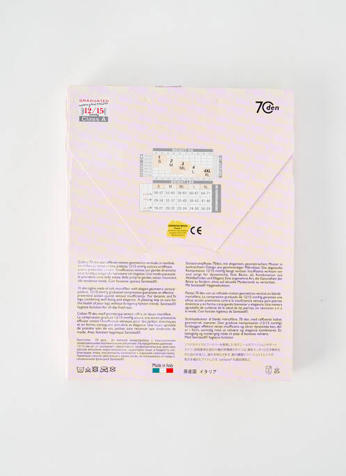 Collants noir SOLIDEA pour femme