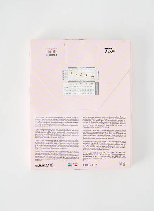 Collants violet SOLIDEA pour femme