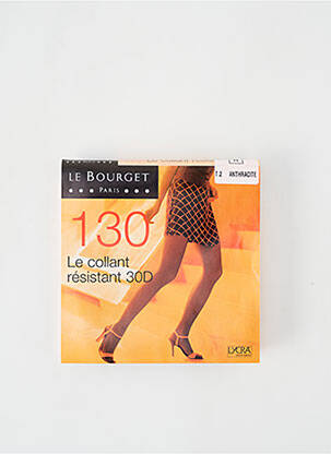 Collants stretch gris fonce LE BOURGET femme