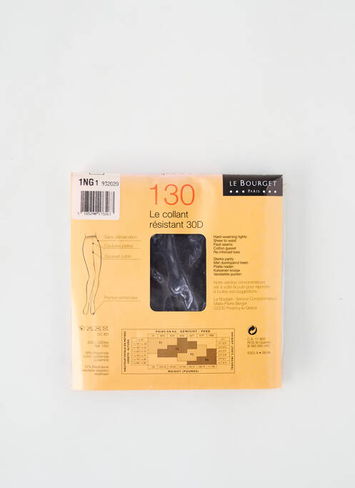 Collants gris LE BOURGET pour femme