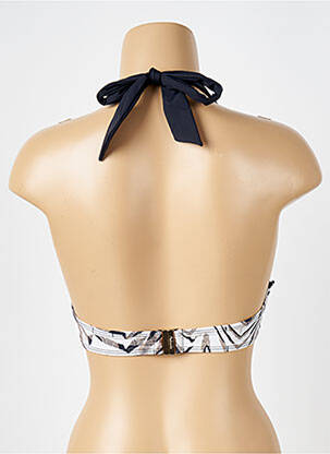 Haut de maillot de bain bretelles élastiquées haut soutien-gorge balconnet noir AUBADE femme