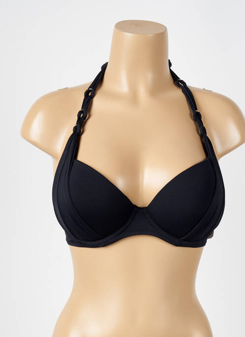 Haut de maillot de bain stretch haut soutien-gorge moulé noir AUBADE femme