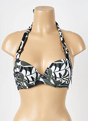 Haut de maillot de bain stretch haut soutien-gorge push-up vert AUBADE femme
