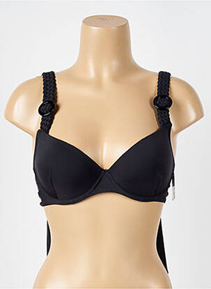 Haut de maillot de bain stretch haut soutien-gorge push-up noir AUBADE femme