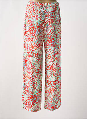 Pantalon large tissage popeline taille normale rouge BANDITAS FROM MARSEILLE femme