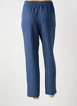 Pantalon 7/8 taille haute taille haute bleu SCARLET ROOS femme
