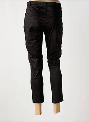 Pantalon 7/8 tissage popeline taille normale vert NEW COLLECTION femme