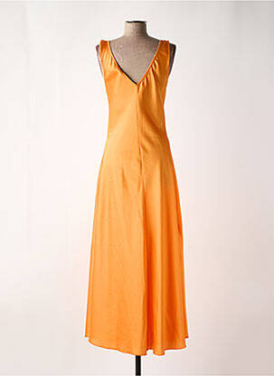Robe longue sans manche sans manche orange GARCONNE femme